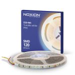 Noxion Strisce LED Naga 5 Metro 24V - 120LEDs/m - 9.6W/m - 930-965 Regolabile Bianca | 8mm - IP65 - Miglior Resa Cromatica - SMD2835