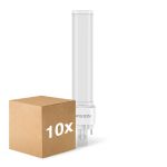 Confezione Multipack 10x Noxion Lucent PL-C LED 7.4W - 830 Luce Calda -  | 2-Pin - Sostitutiva 26W