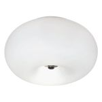 Eglo Luce da soffitto Optica Acciaio Nichel Satinato | Adatto per 2x E27