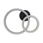 Eglo Luce da soffitto Calliera Acciaio Nero Oro 12W 1500lm - 840 Bianco Freddo | IP20 - Dimmerabile 