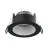 Noxion Faretti LED Ares Profondo Nero 6W 540lm 927-940 3CCT - con Inner Il Anello Bianca | Ritaglio 68mm
