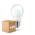 Confezione Multipack 10x Philips Corepro LED Bulbo E27 Pera Ghiaccio 8.5W 1055lm - 827 Bianco Molto Caldo | Sostitutiva 75W