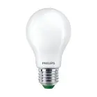 Philips Master Ultra Efficient LED E27 Pera Ghiaccio 4W 840lm - 827 Bianco Molto Caldo | Dimmerabile - Sostitutiva 60W